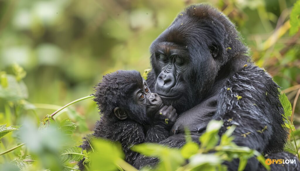 close-up-beautiful-gorilla-wild